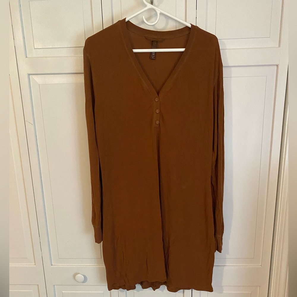Skims PJ Sleep Henley Dress